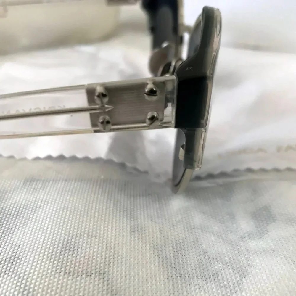 Kris Van Linda Farrow X Round Frame Sunglasses - Picture 7 of 10